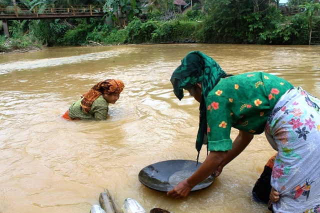 Adam Dan Tertib Ketika Mendulang Emas